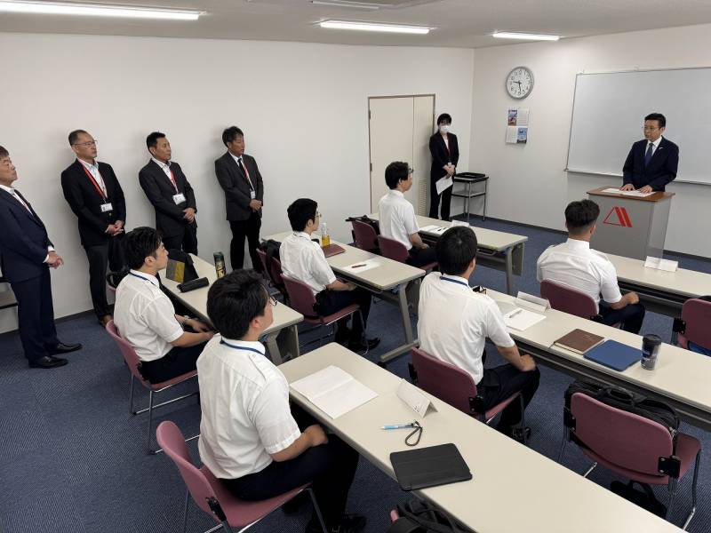 「計器飛行証明課程Ｉ-26A」の入校式を実施しました。